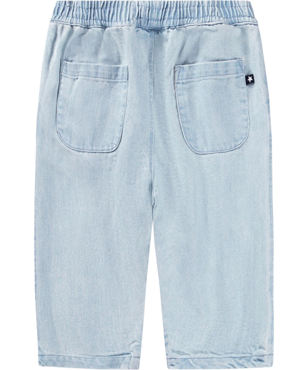 Sois - Misty Denim - Blue denim trousers for the little ones made of organic cotton