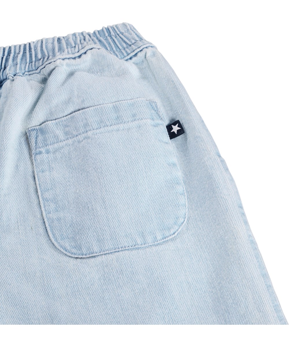 Sois - Misty Denim - Blue denim trousers for the little ones made of organic cotton
