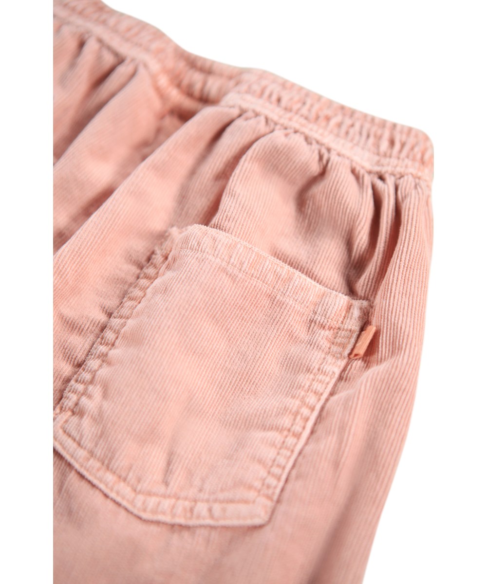 Sois - Rose Cloud - Pink corduroy pants for the lillte ones made of organic cotton.