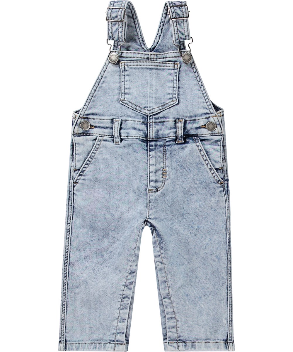 Spark - Blast Blue - Soft dungarees for little ones with adjustable straps and multiple pockets.