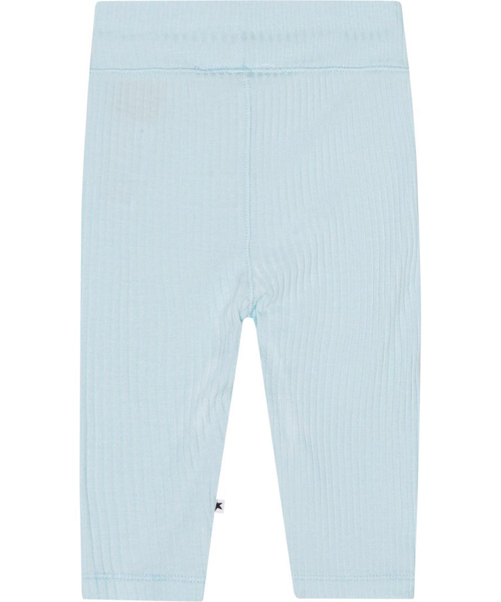 Sting - Airy - Light blue jersey leggings for small children in soft viscose