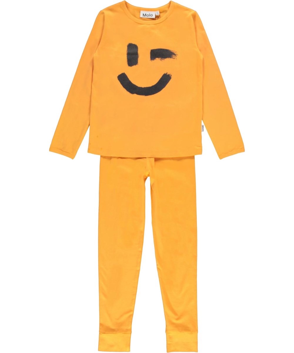 Lov - Sunset Orange - Nachtwäsche in Orange mit Smiley