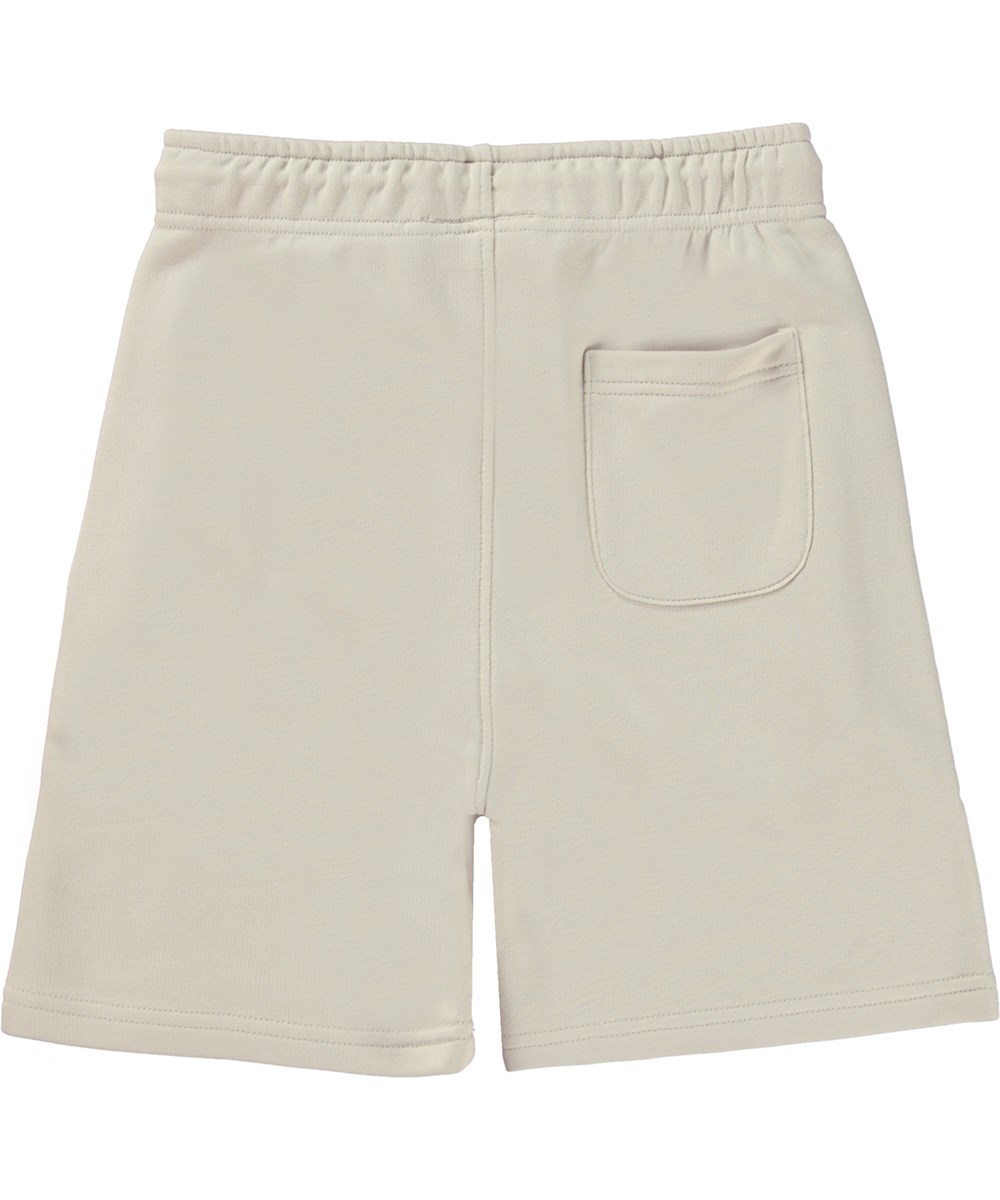 Adian - Overcast - Unisex shorts in light beige
