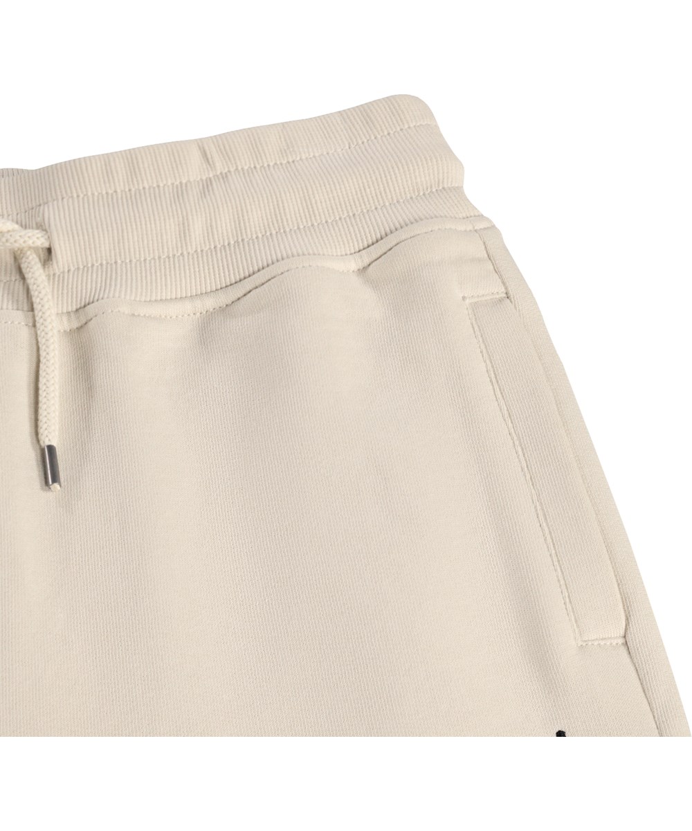 Alw - Summer Sand - Beige shorts for children made of soft organic cotton jersey