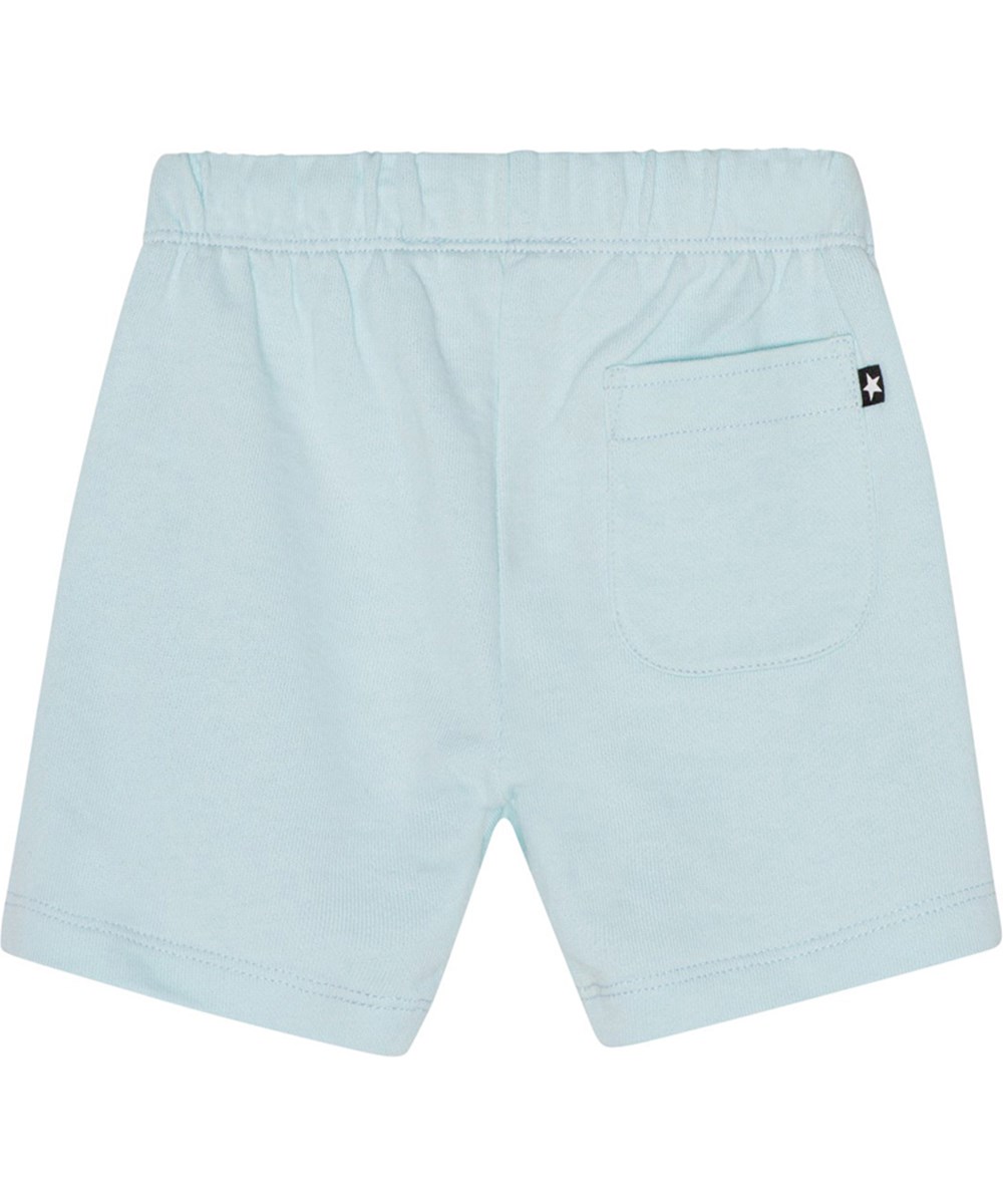 Simms - Airy - Light blue shorts in soft, organic cotton jersey