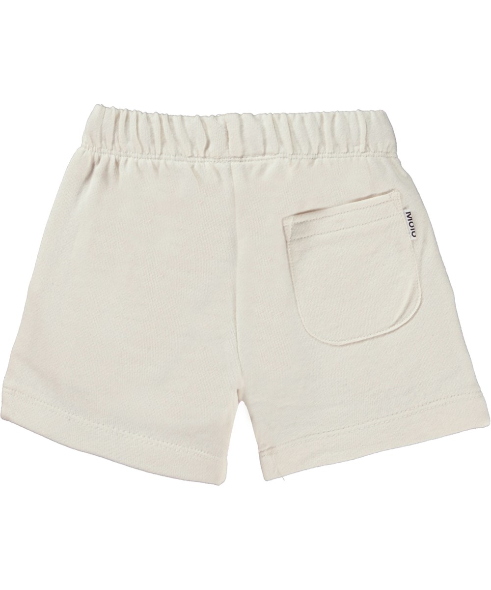 Simms - Naturelle - Off-white baby shorts with banana print
