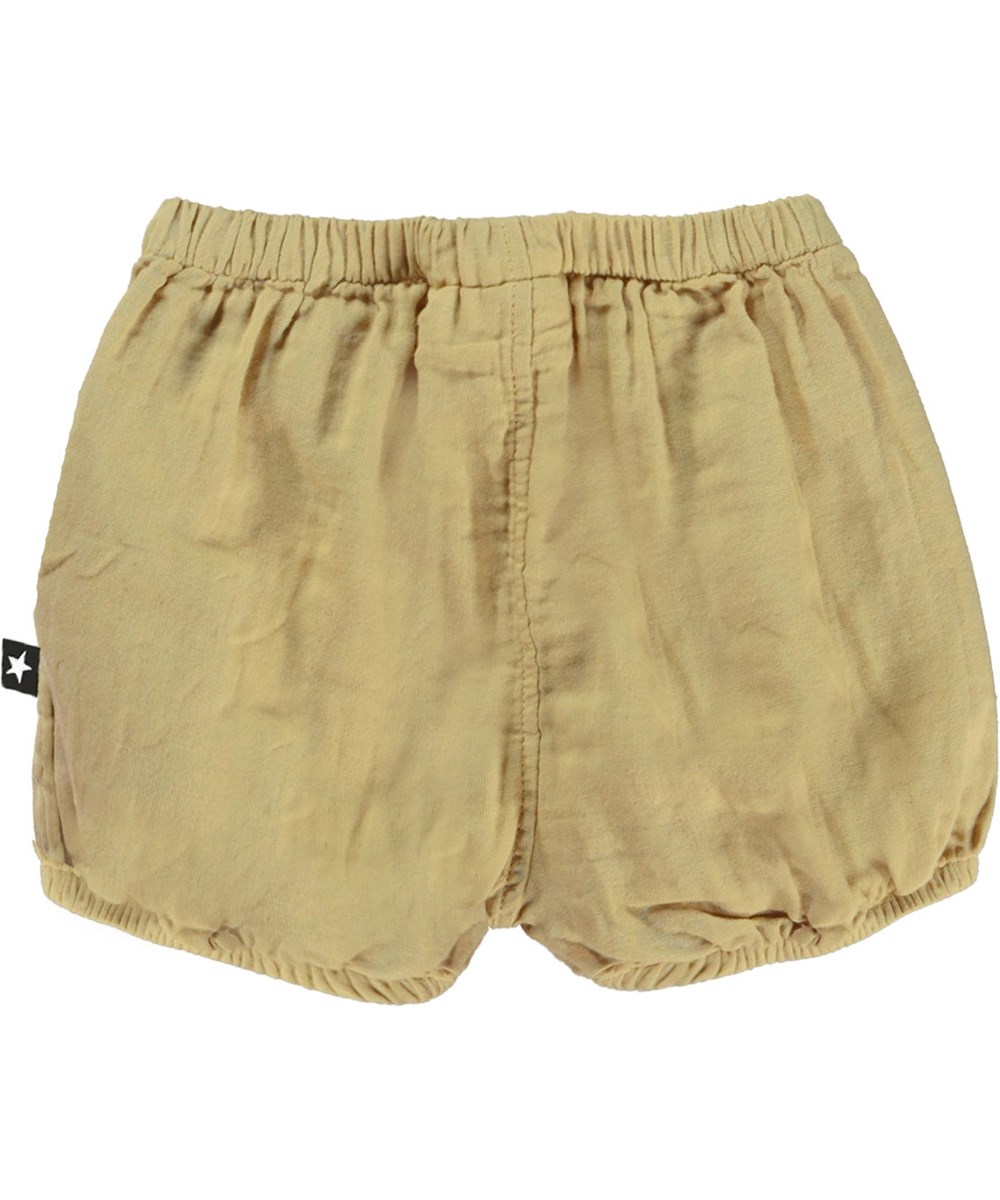 Somos - Cardboard - Green baby shorts in cotton
