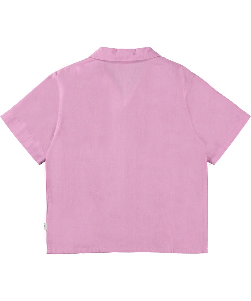 Rui - Wild Orchid - Lilla unisex skjorte med korte ærmer