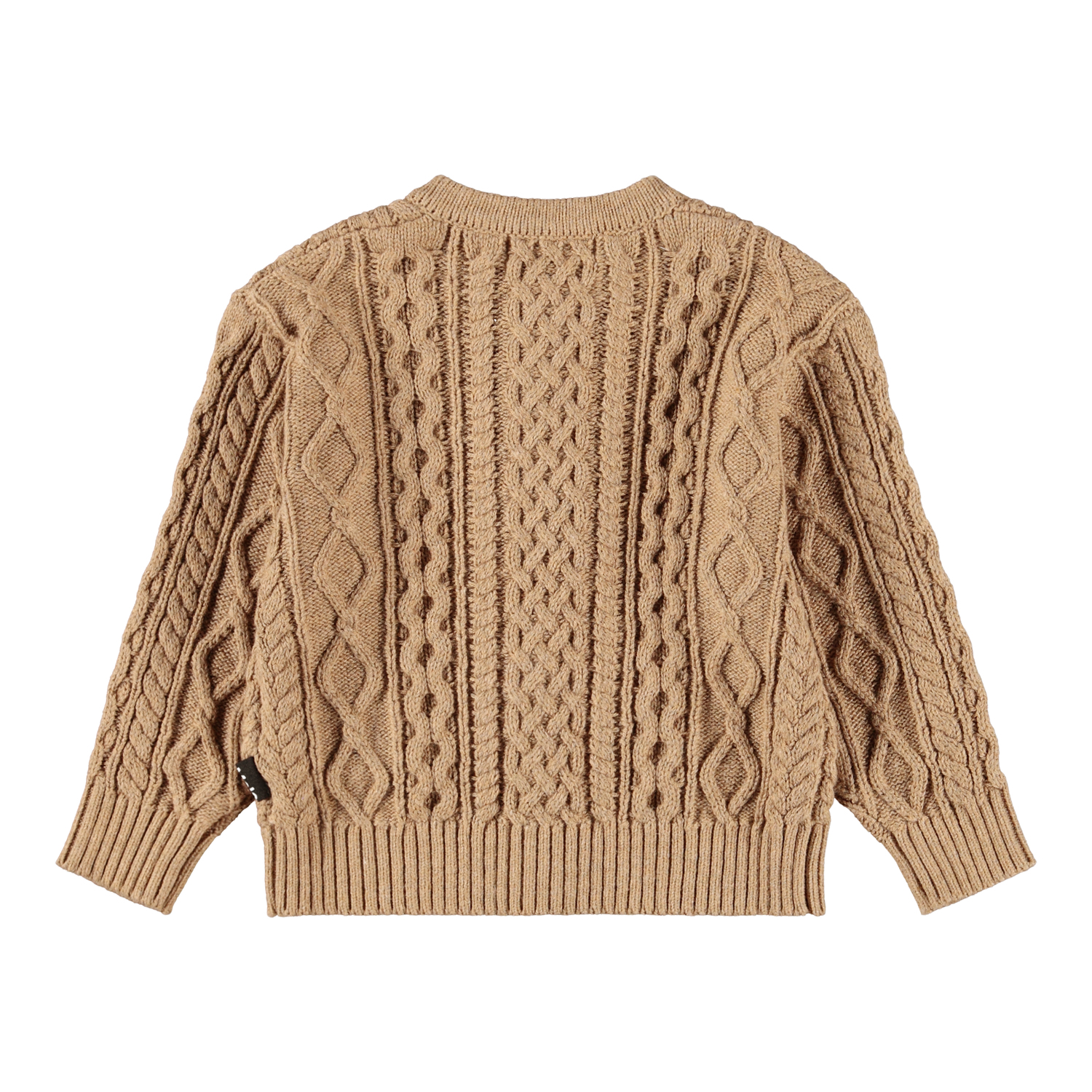 Breeze - Marled Fawn - Brown knitted cardigan for the little ones