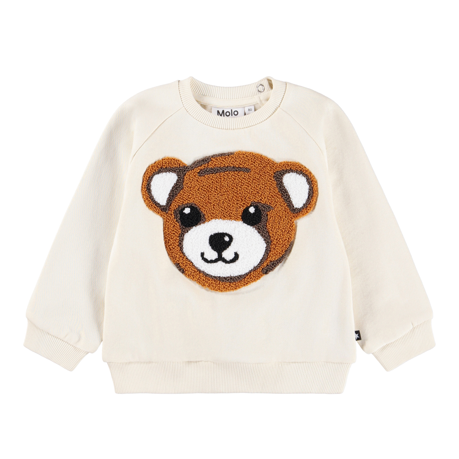 Monti - Big Smiles Fall - Beige sweatshirt for children made