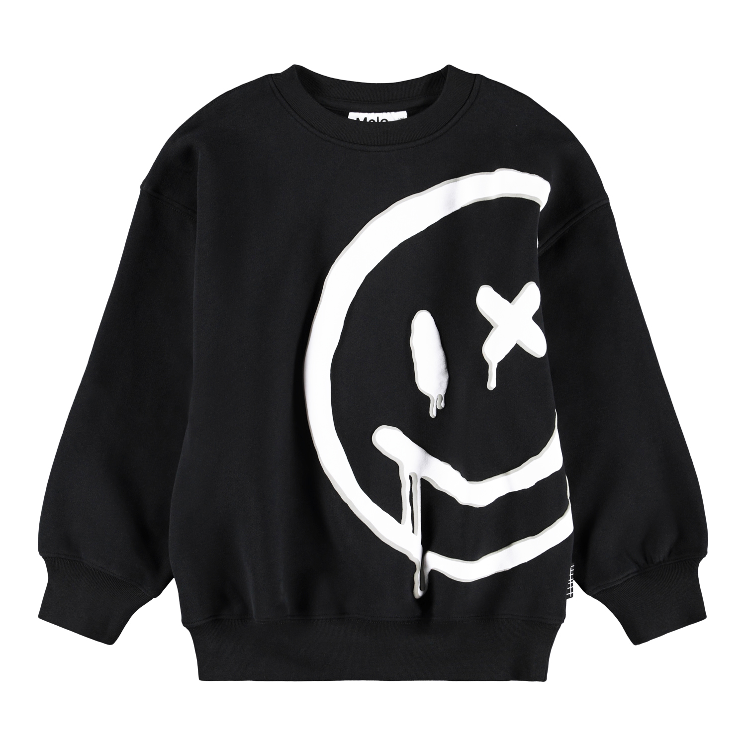 【GRAVER】22FW★ [UNISEX] Big Dot Smile Spray Sweatshirt Big Dot Smile Spray Sweatshirt - GRAVER | 60% - Asian