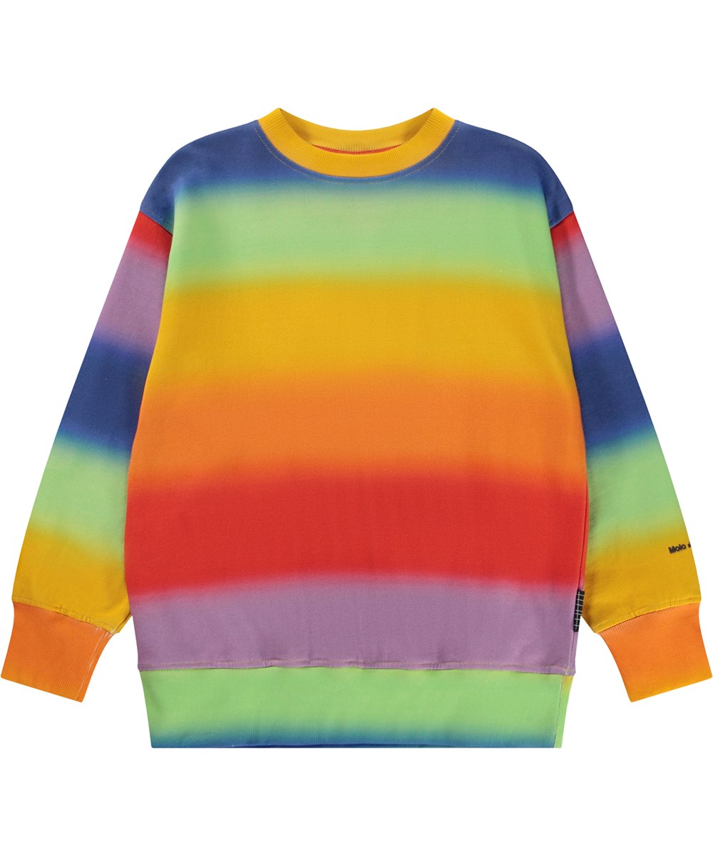 Mattis - Rainbow Spray - Jubilee sweatshirt with rainbow print