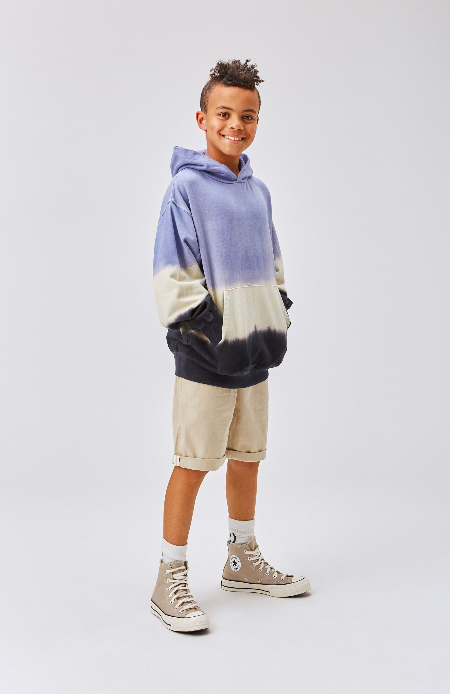 【SHALOM】Mola Bg Hoody Dress - Stripe Genus Mola (Embroidered) Hooded Pullover – Umvvelt