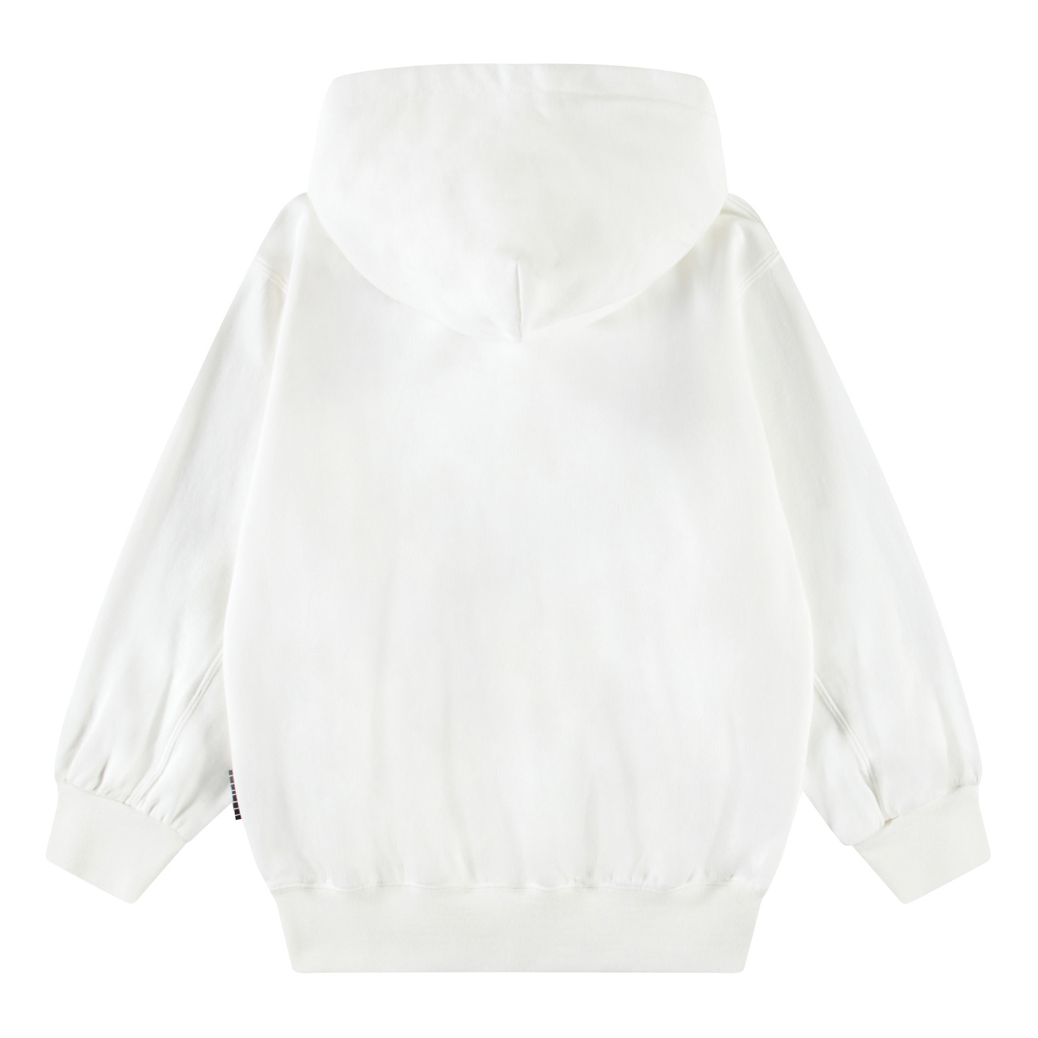 Maxx - White - White oversized hoodie for children in soft