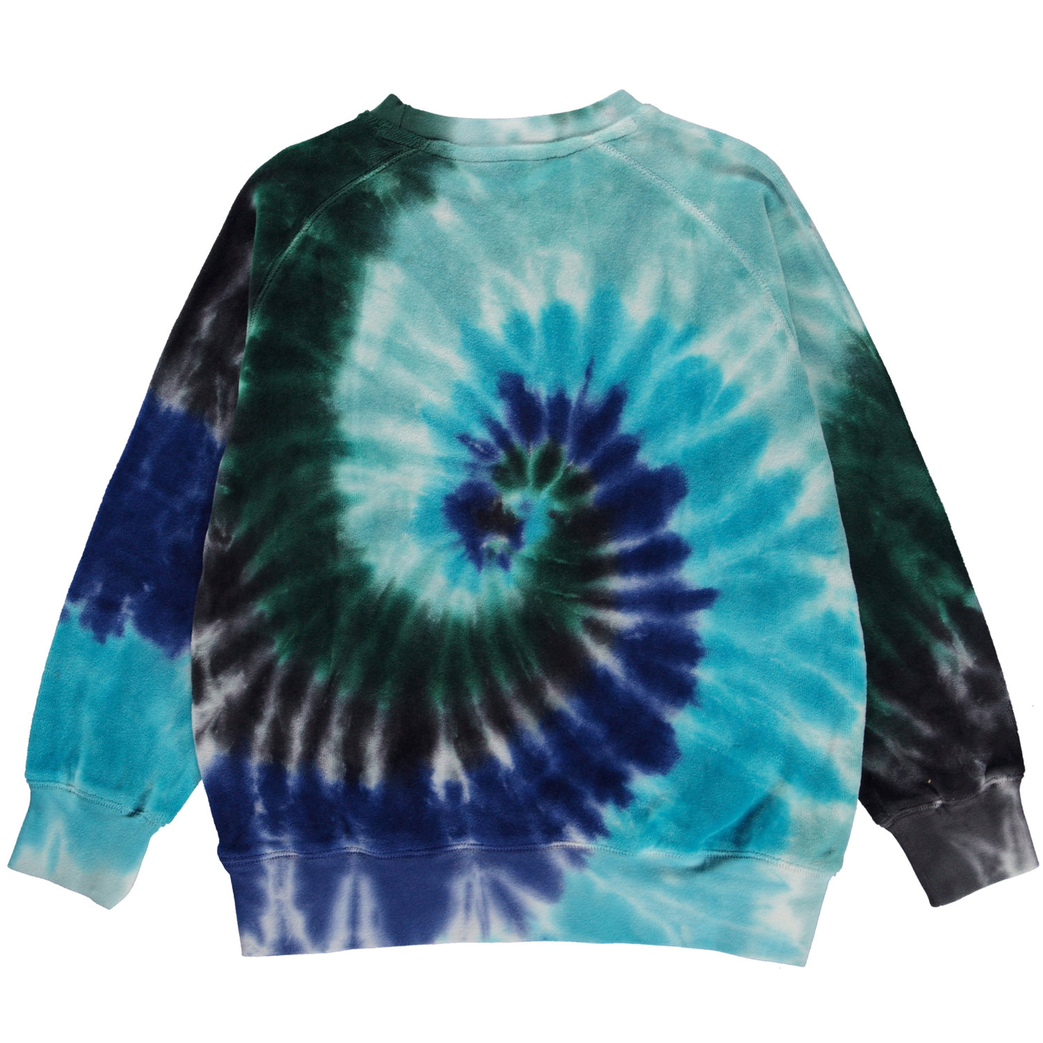 Mike - Cool Swirl - Blue organic sweatshirt with tie-dye print - Molo