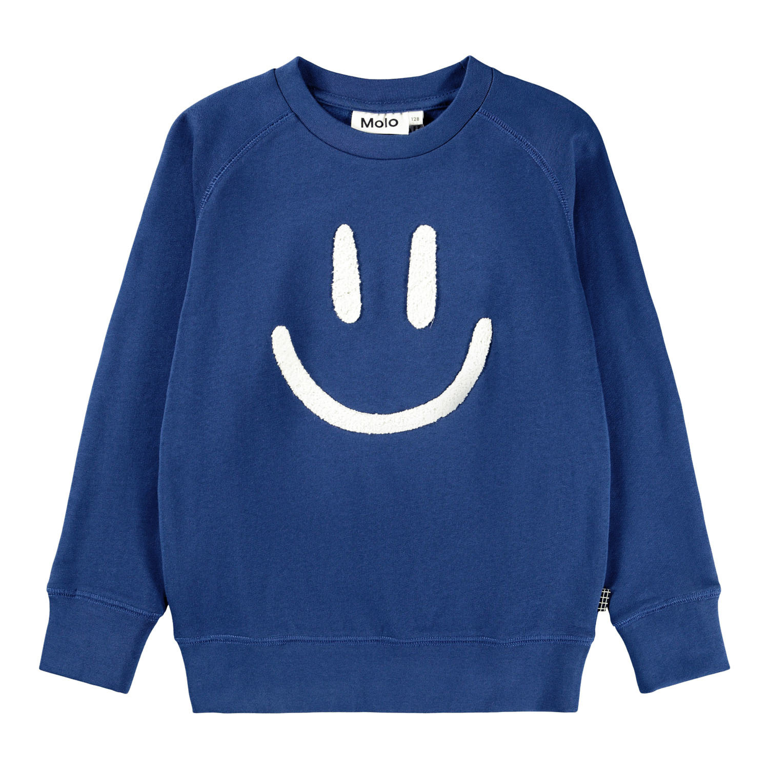 ★MAINBOOTH★Blue Rabbit Sweatshirt(JET BLACK)★正規品/人気 Mike - Black - Blue sweatshirt made of organic cotton with a