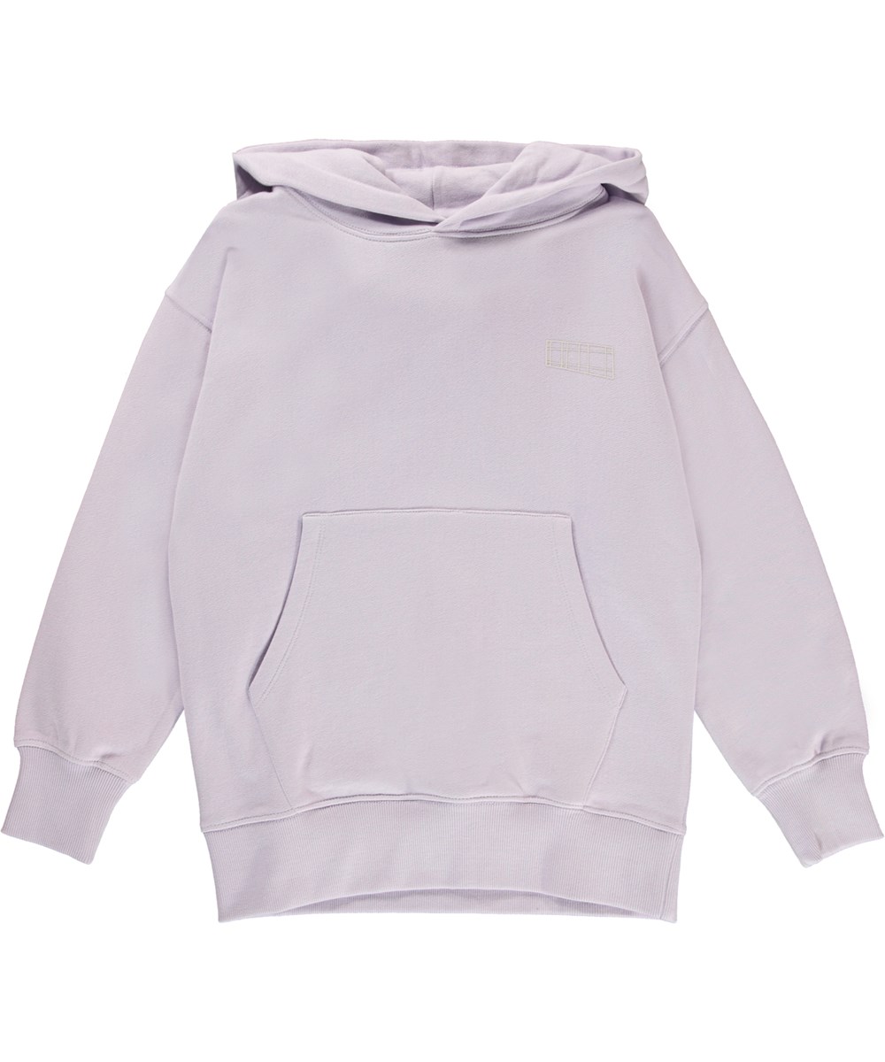 Moz - Frozen Lilac - Light purple organic unisex hoodie