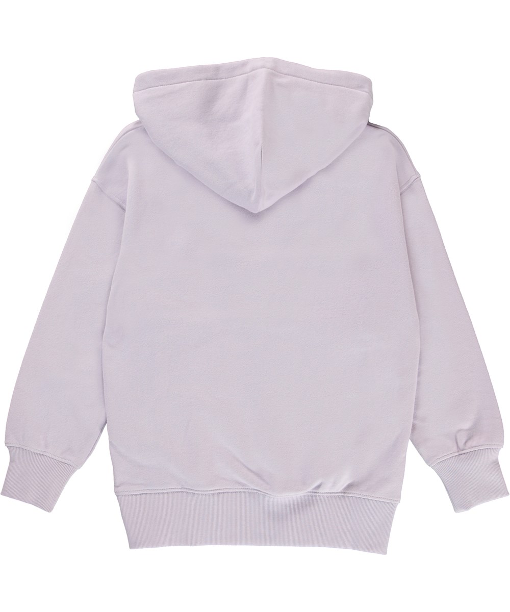 Moz - Frozen Lilac - Light purple organic unisex hoodie