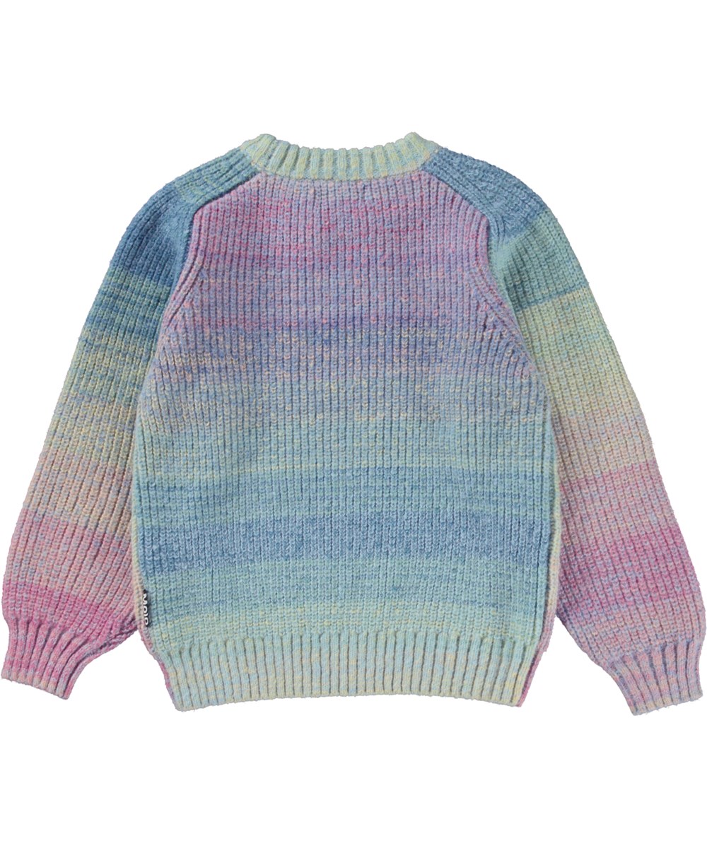 Bosse - Space Dye - Pastellfarbener Strickpullover aus Baumwoll/Woll-Mischung