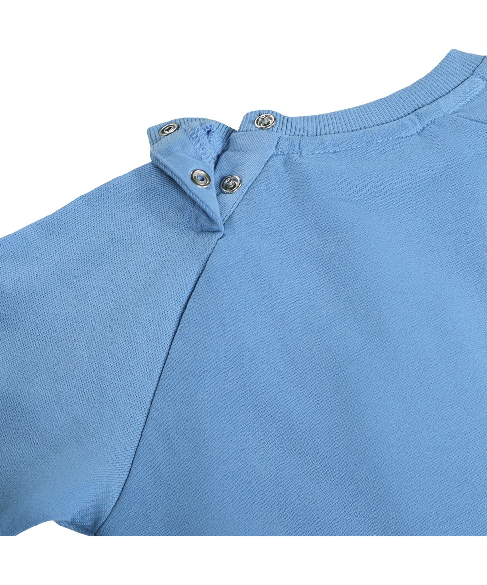 Disc - Blue Tide - Weiches, blaues Sweatshirt für die Kleinen aus Bio-Baumwolle