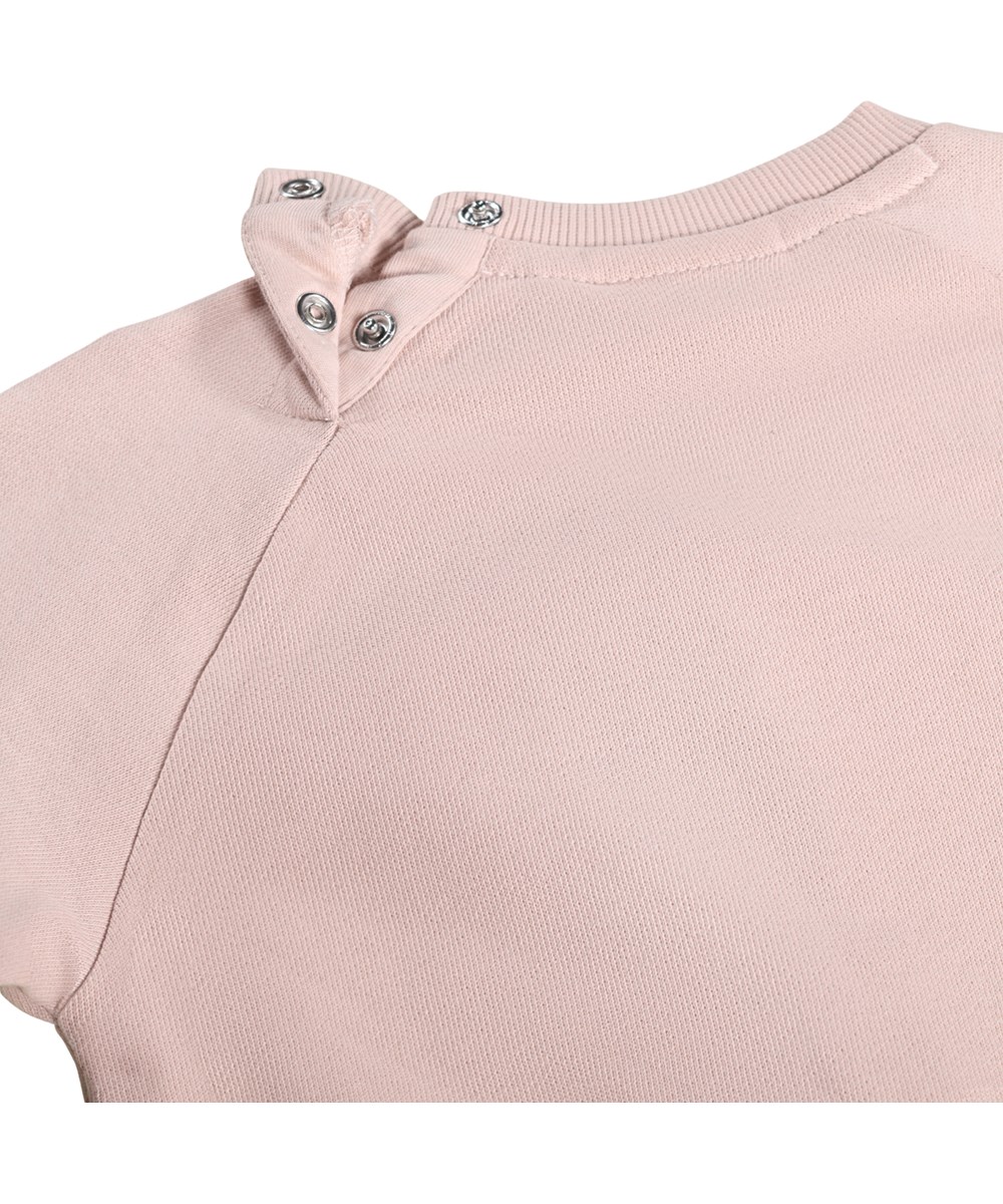 Disc - Petal Blush - Weiches, hellrosa Sweatshirt für die Kleinen aus Bio-Baumwolle