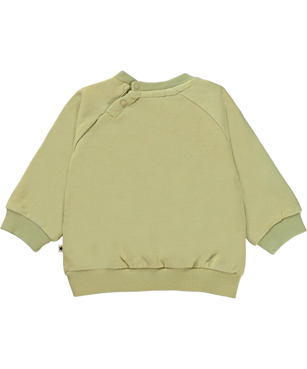 Disc - Shoots - Grünes Öko-Baby-Sweatshirt