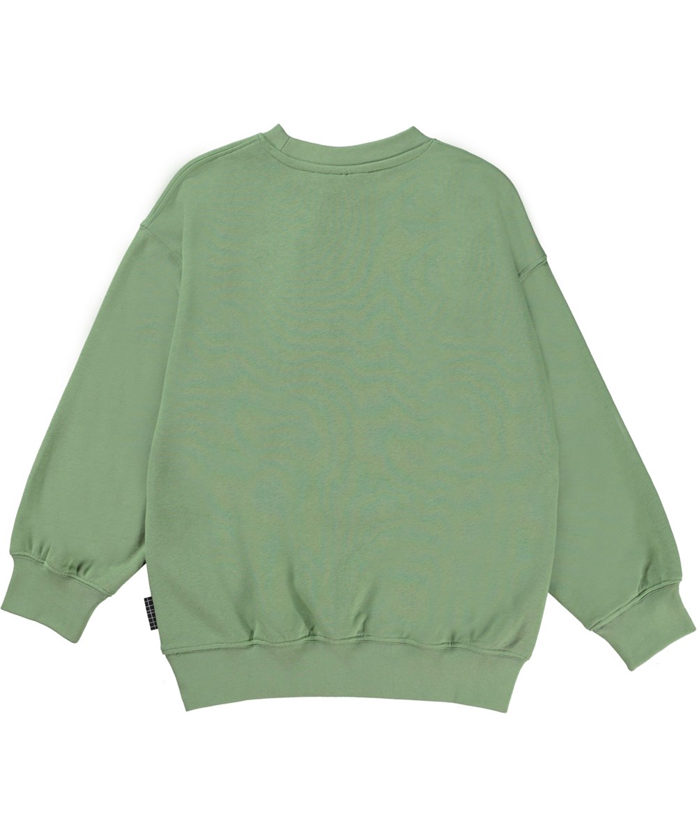 Mar - Meadow - Grünes Unisex-Peace Now-Sweatshirt