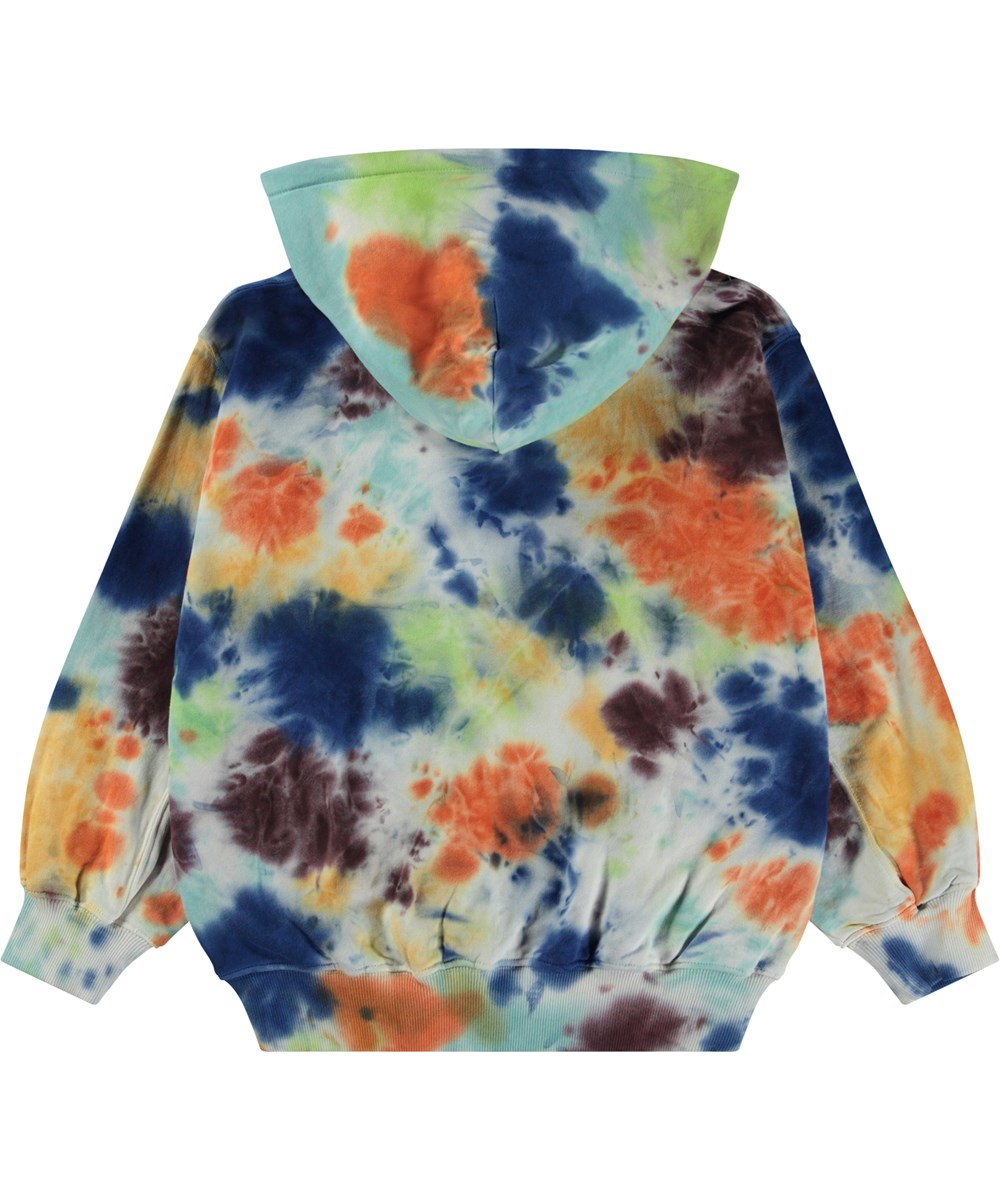 Mazz - Colour Mash - Mehrfarbiger Öko-Hoodie mit Batikdruck