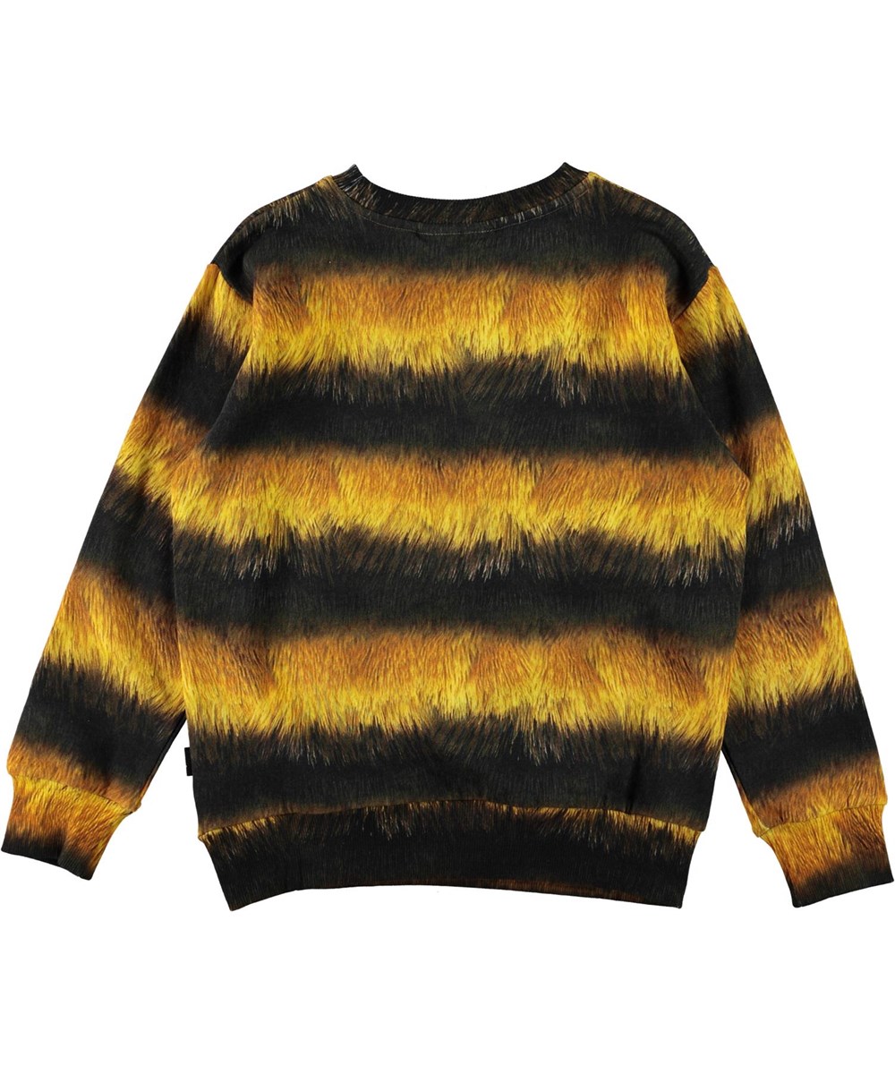 Mik - Bee - Öko  schwarz-gelb Bienen-Sweatshirt