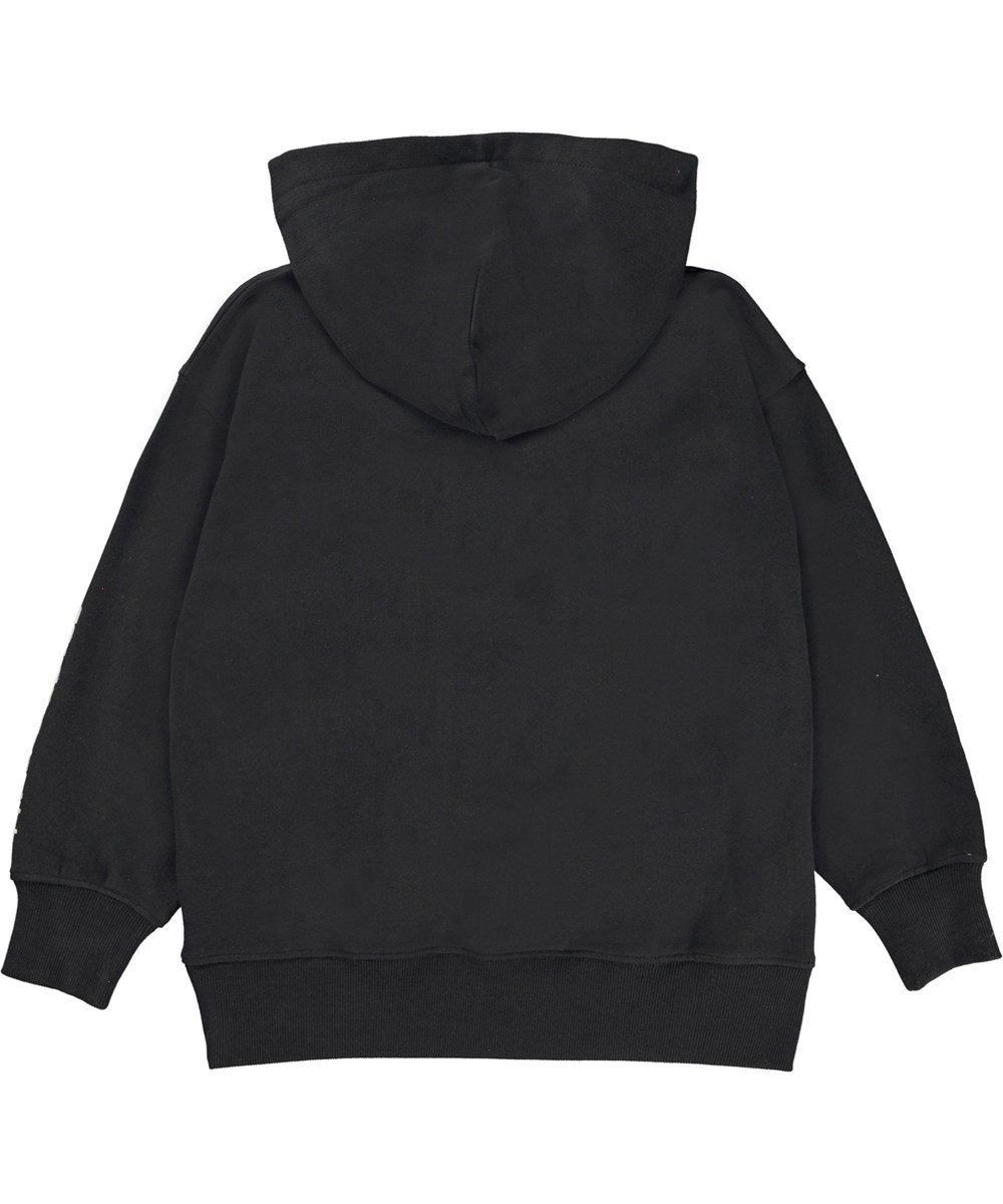 Moz - Black - Schwarzer Öko-Hoodie mit NASA-Aufdruck