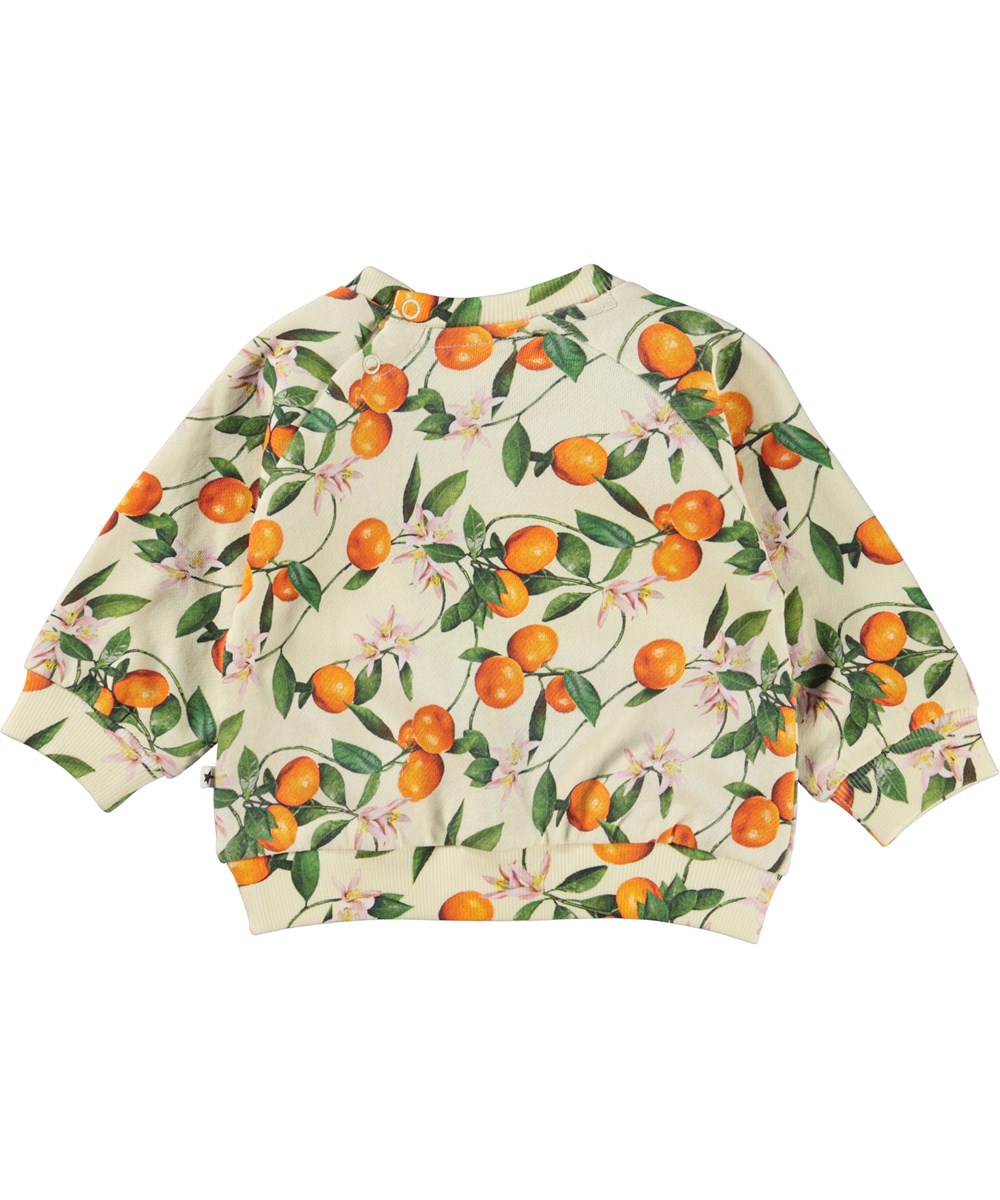 Disc - Mini Mandarins - Babytrui met mandarijn print