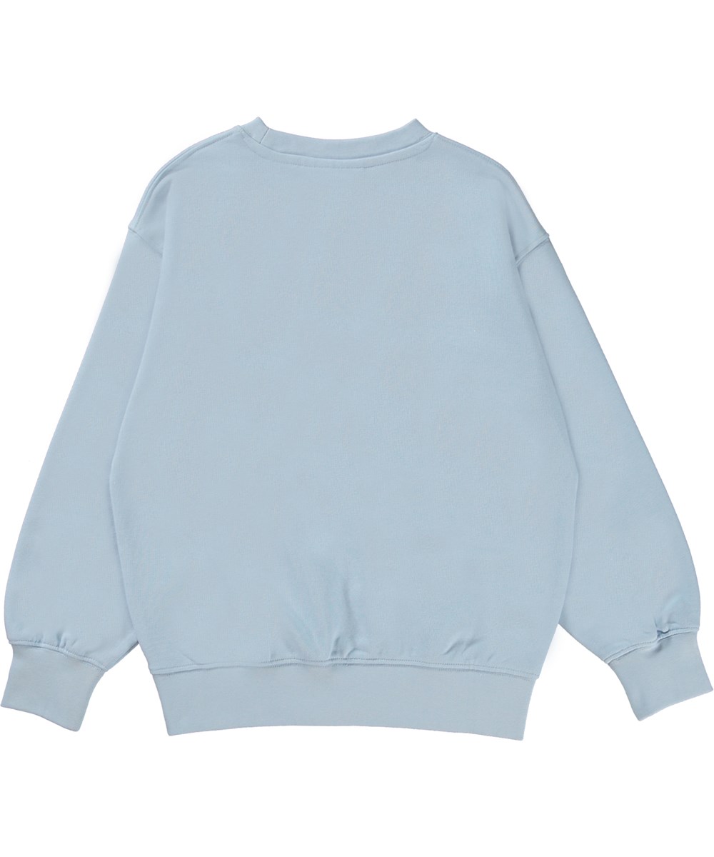 Memphis - Windy - Lichtblauwe trui met logo van Molo