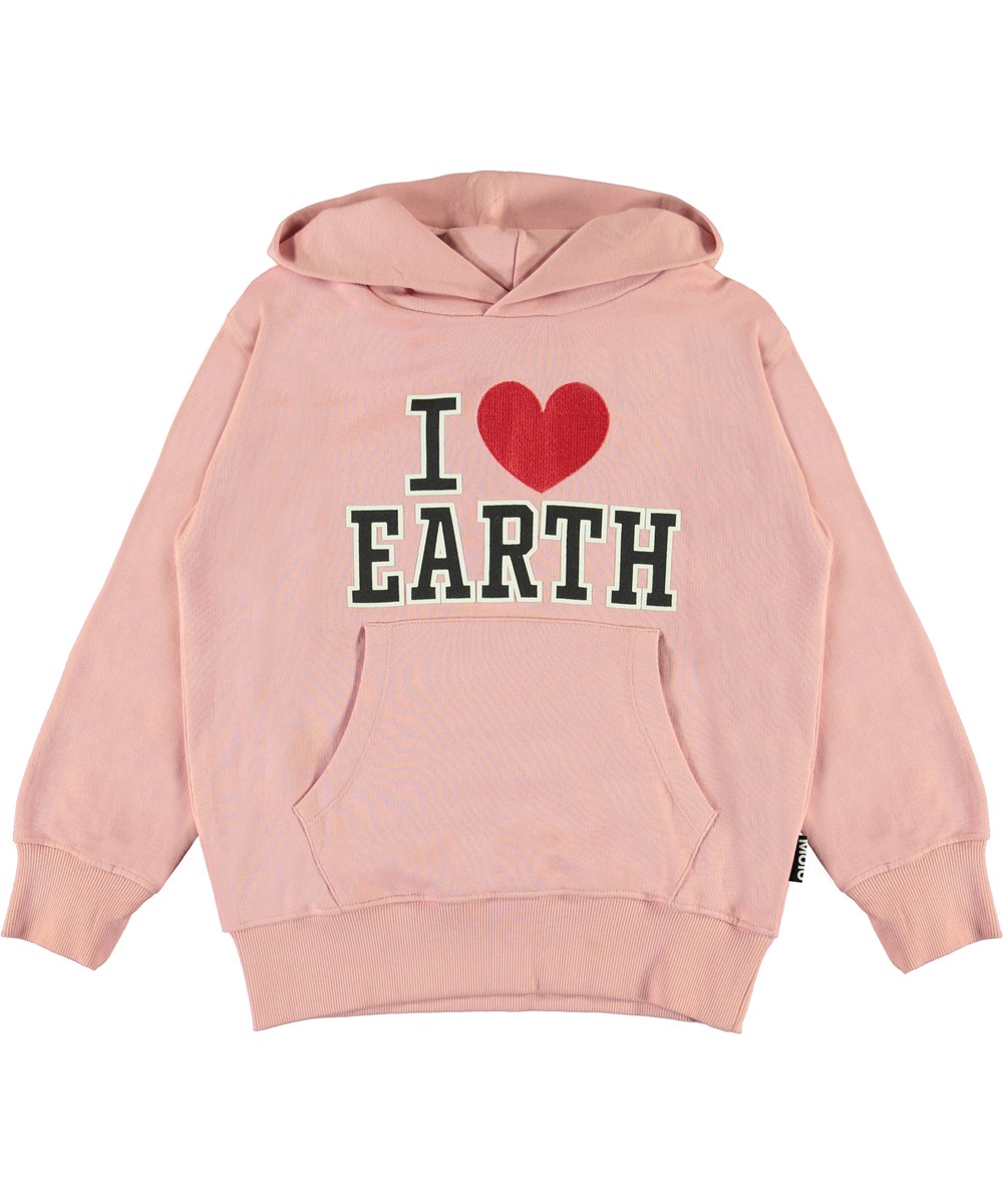 Moz - Rosequartz - I love earth hoodie