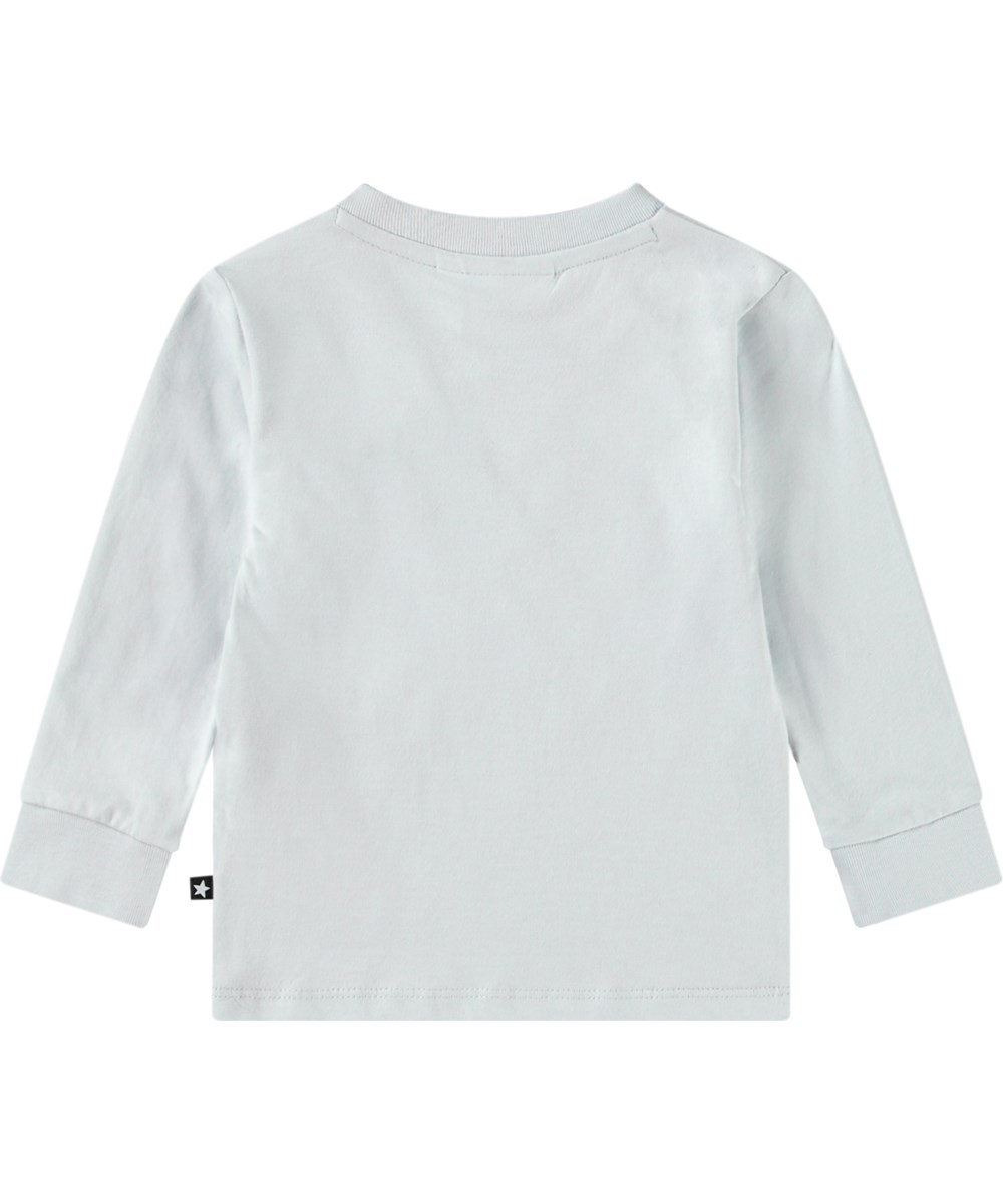 Eloy - Skywriting - Biologische baby longsleeve met een smileyprint