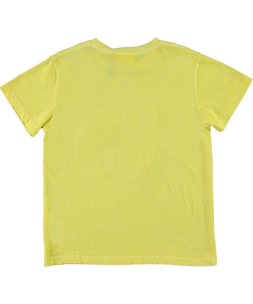 Rame - Yellow Light - Lichtgele t-shirt met smiley face
