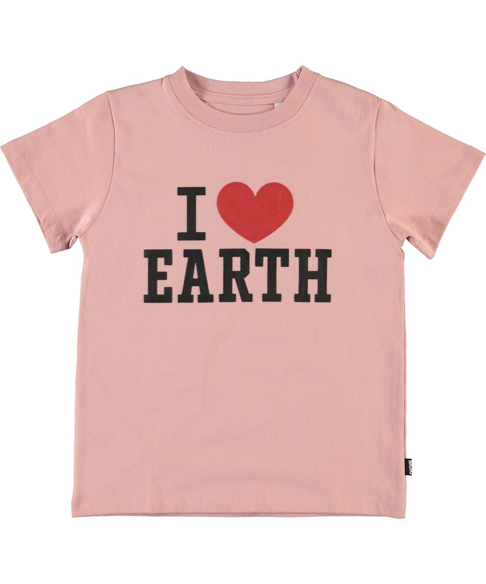 Reeve - Rosequartz - I love earth t-shirt