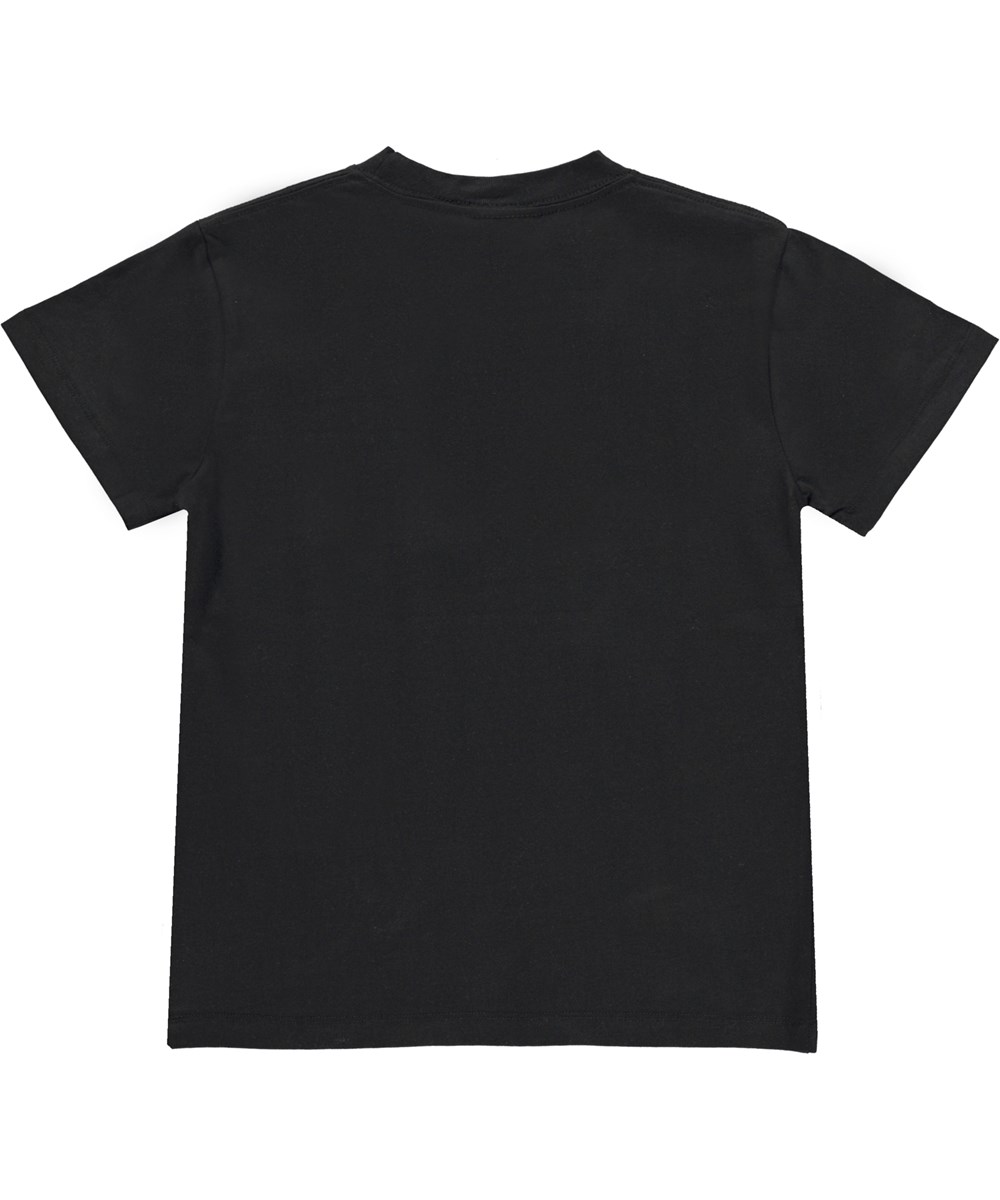 Roxo - Black - Zwarte biologische unisex t-shirt