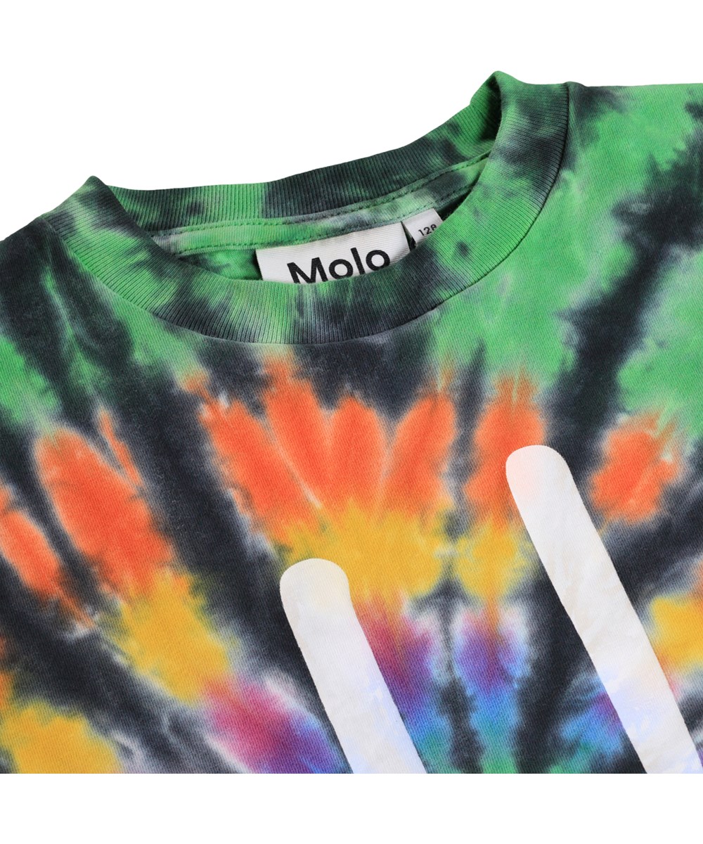 Roxo - Smile Tie Dye - Kinder T-shirt gemaakt van biologisch katoen