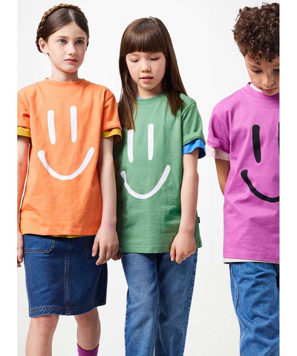 Roxo - Groovy Green - Groen kinder T-shirt gemaakt van biologisch katoen