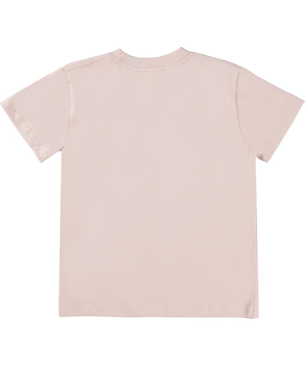 Roxo - Powder - Roze unisex t-shirt met een smiley print