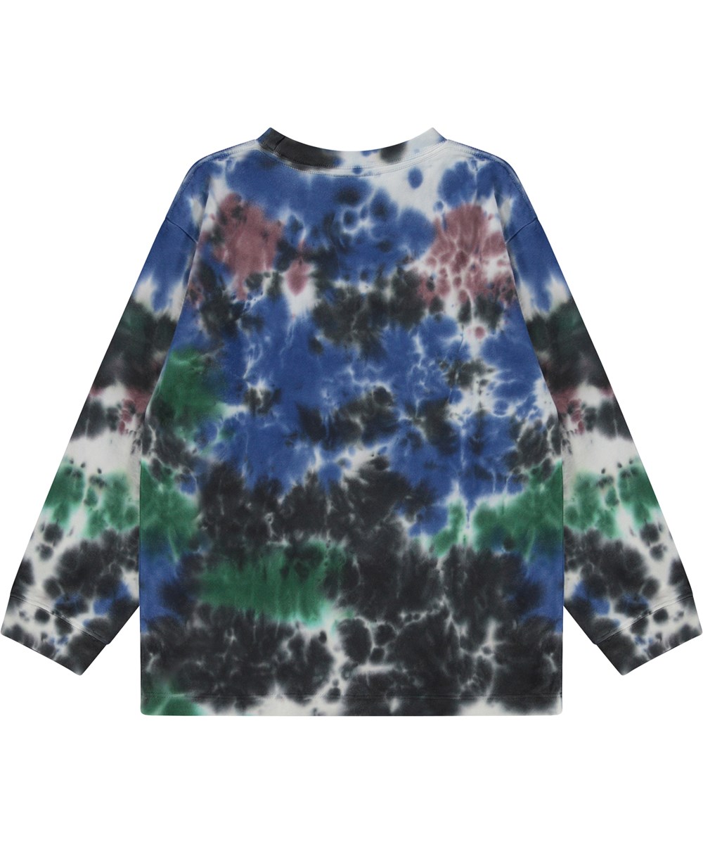 Rube - Night Sky Dye - Biologische longsleeve met tie-dye print