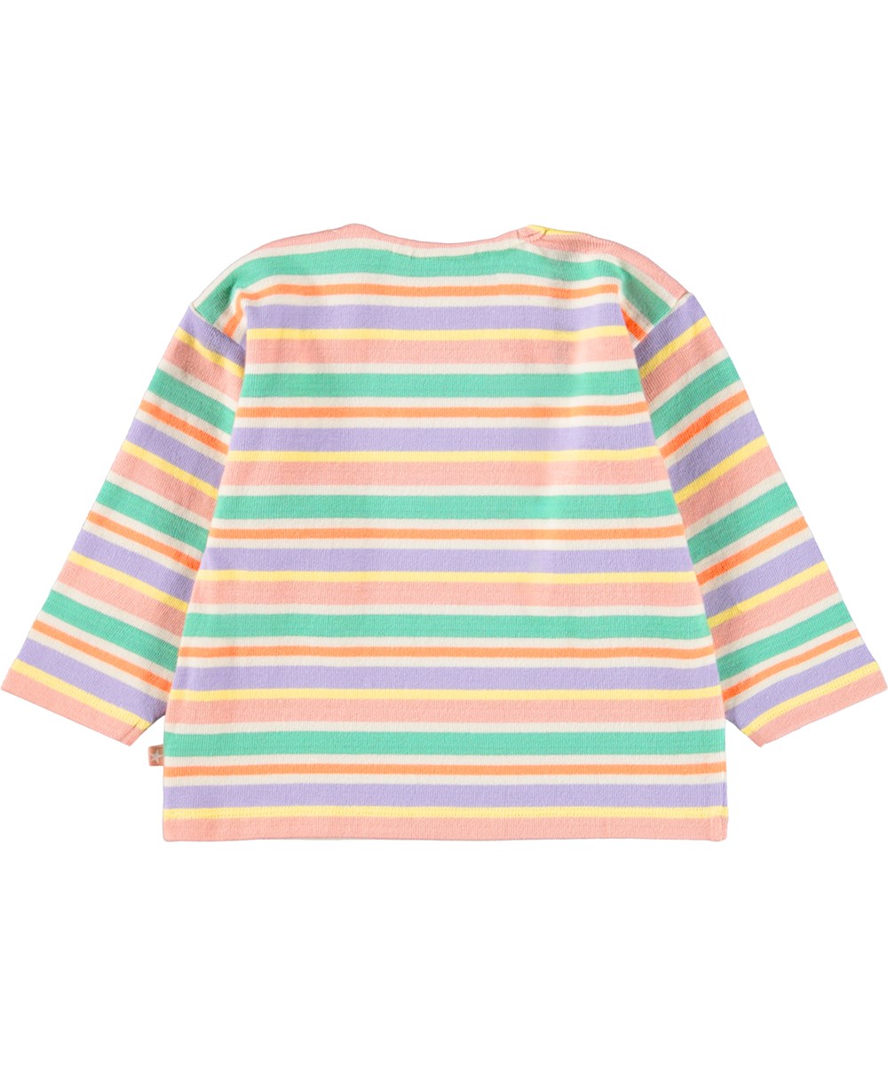 Edarko - Emotions Stripe - Gestreiftes Langarmshirt in vielen Farben für die Kleinen aus Öko-Baumwolle.