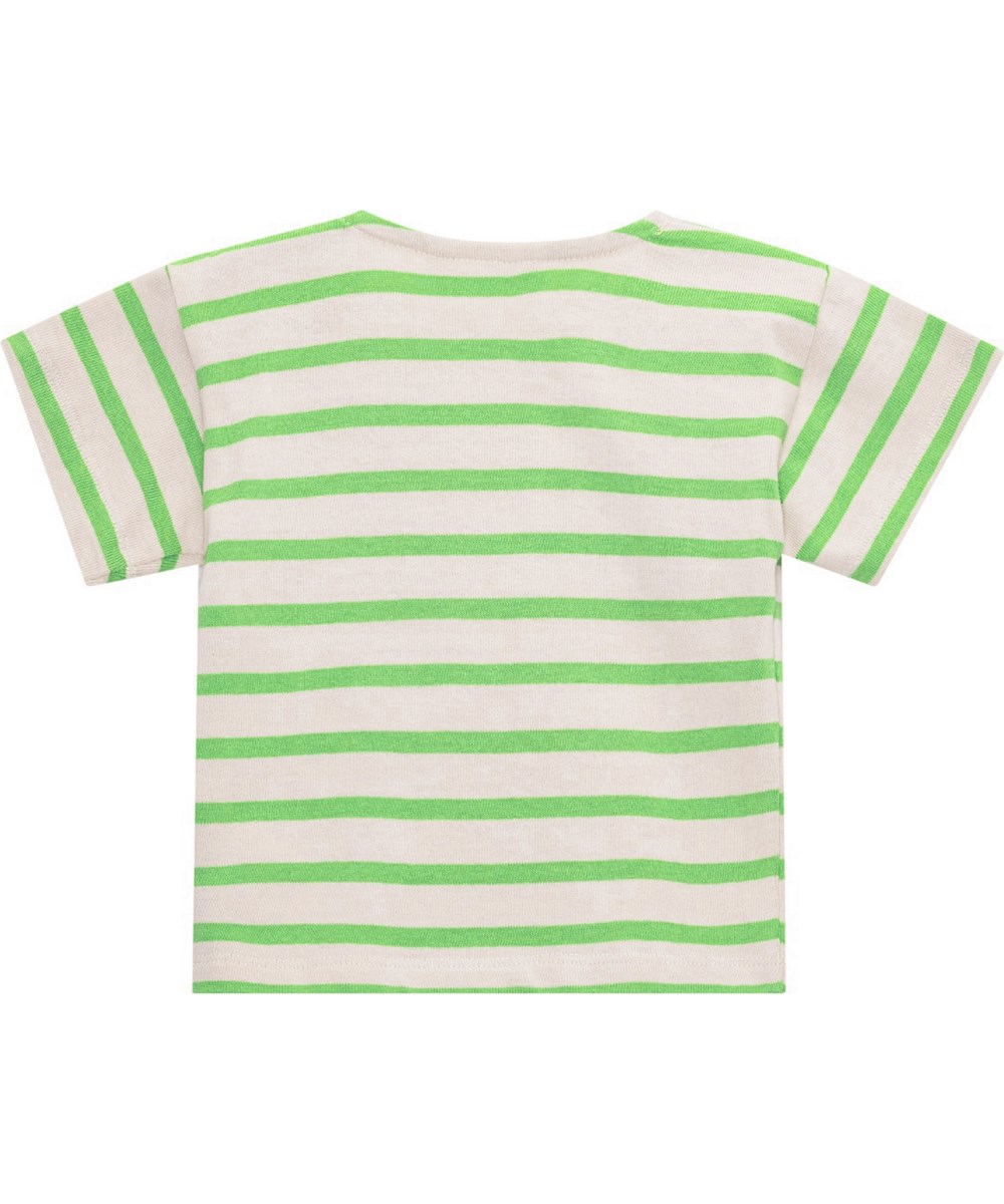 Eivor - Grass Stripe - Gestreiftes T-Shirt für die Kleinen aus weicher Öko-Baumwolle