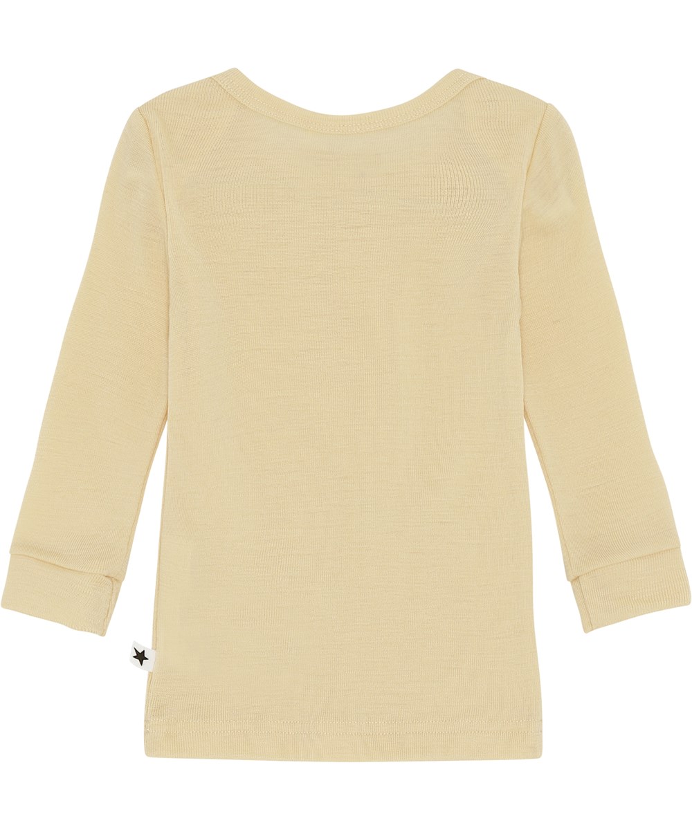 Eli - Starlight - hellgelbe Babypullover aus Wolle