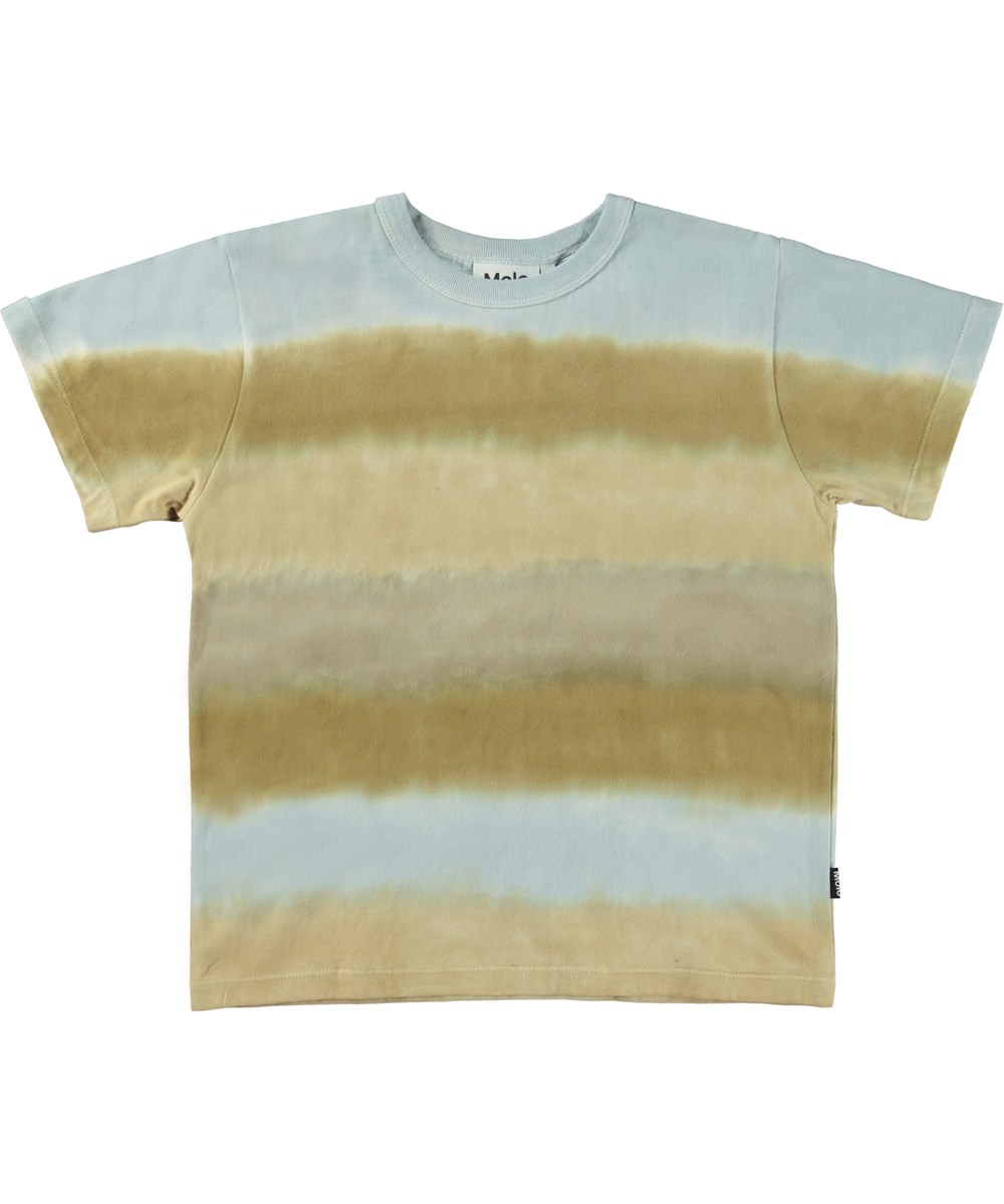Riley - Stripy Dye - Öko-Batik-T-Shirt mit gestreifter Batik