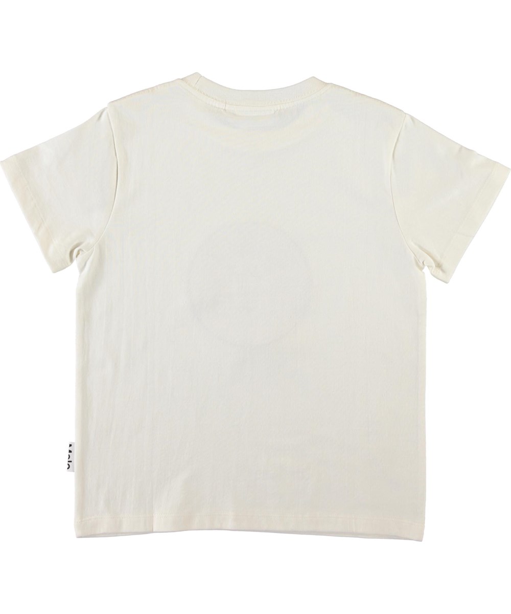 Roxo - White Star - Weißes Öko-T-Shirt "We are here"