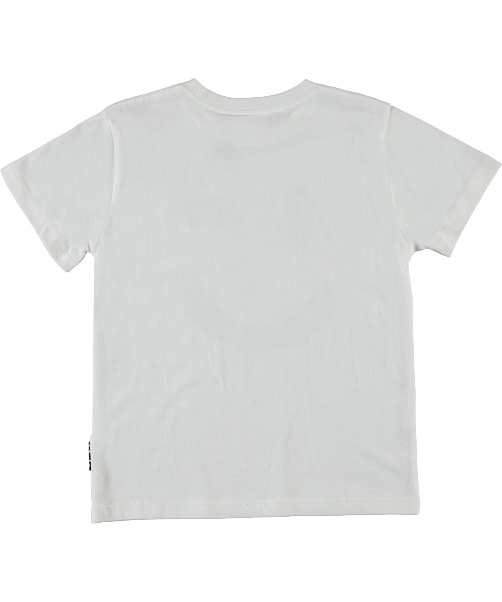 Roxo - White Star - Öko weißes T-Shirt mit Smiley