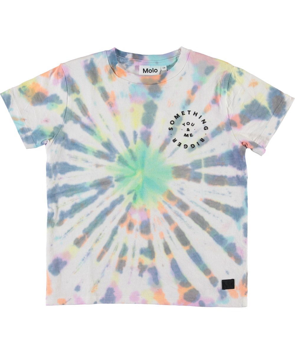 Roxo - Multi Tie Dye - Unisex Batik T-Shirt