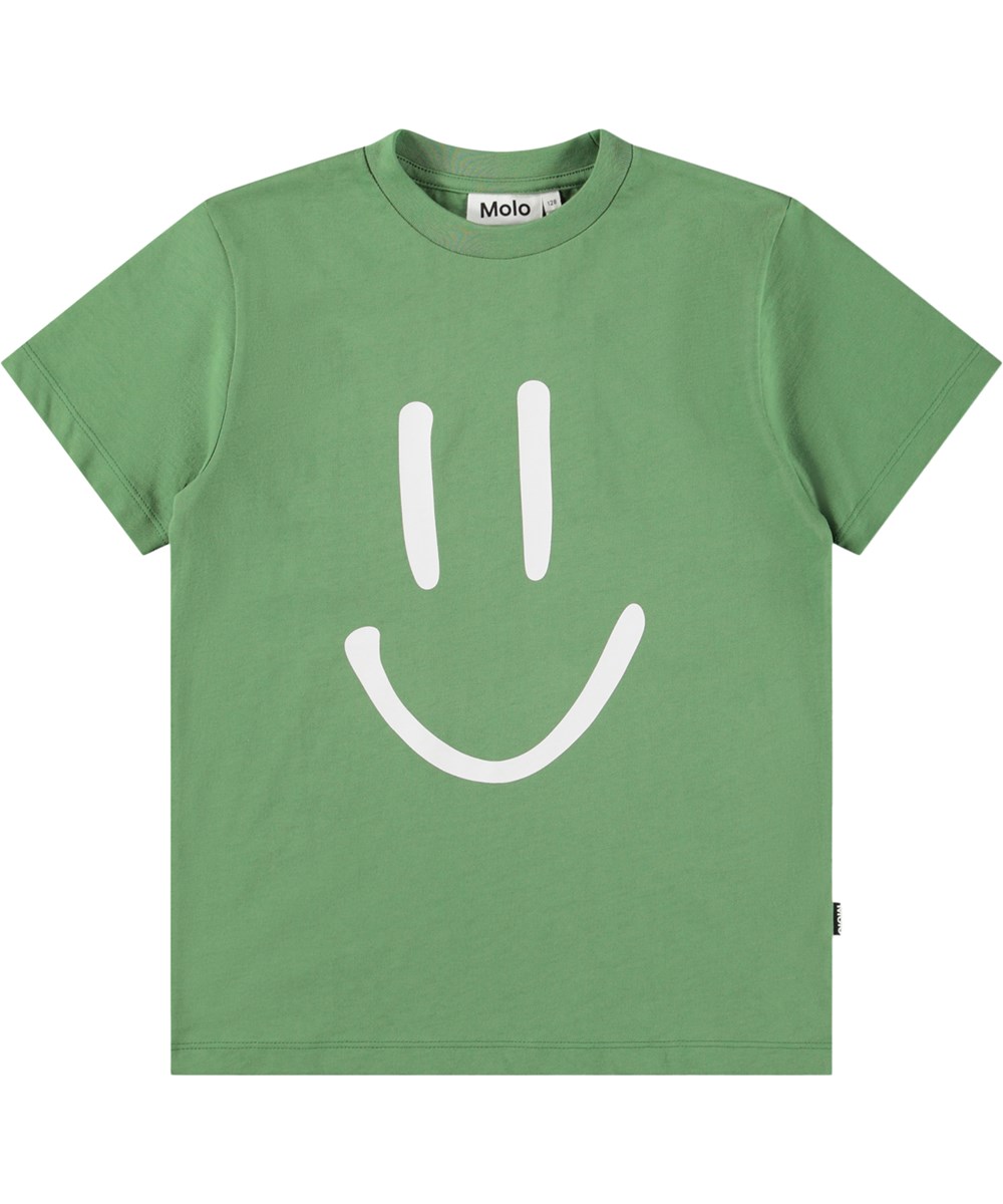 Roxo - Groovy Green - Grünes T-Shirt für Kinder aus Bio-Baumwolle