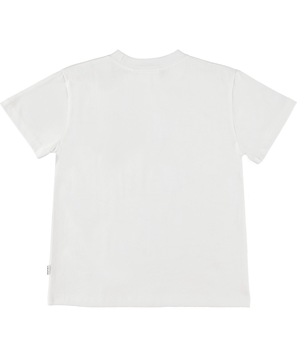 Roxo - Peace Chart - Weißes Unisex-T-Shirt mit Peace-Print